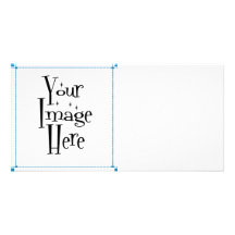 ѺѲѻѳо●•◦ CREATE YOUR OWN - PERSONALIZE BLANK Personalised Photo Card