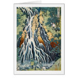 きりふりの滝, 北斎 Kirifuri Falls, Hokusai, Ukiyo-e Greeting Cards