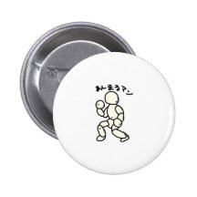 まんまるマン 缶バッジピンバック