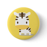 アニマルシマウマ缶バッジ