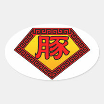 ブーターマン 卵形シール・ステッカー