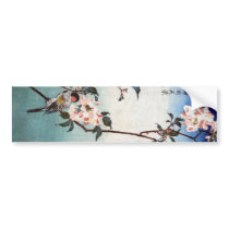 八重桜に鳥, 広重 Cherry Blossom & Bird, Hiroshige, Ukiyoe