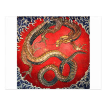 北斎の龍, 北斎 Hokusai Dragon, Hokusai Postcard
