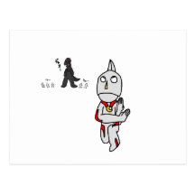 嘘とホラのヒーロー　ウソホラマン 葉書き