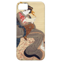 女, 国貞 Woman, Kunisada, Ukiyo-e iPhone 5 Case