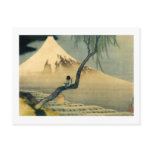 富士と少年, 北斎 Mount Fuji and Boy, Hokusai, Ukiyo-e