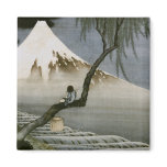 富士と笛吹童図/Boy, Mt.Fuji, 葛飾北斎/Hokusai Magnets