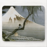 富士と笛吹童図/Boy, Mt.Fuji, 葛飾北斎/Hokusai Mousepad