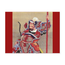 戦士/Warrior,葛飾北斎/Katsushika Hokusai Postcards