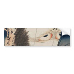 提灯のお化け, 北斎 Ghost of The Lantern, Hokusai, Ukiyo-e bumper stickers