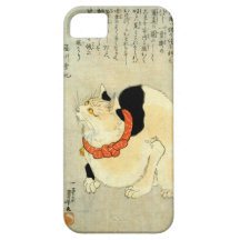 日本猫, 国芳 Japanese Cat, Kuniyoshi, Ukiyo-e iPhone 5 Cover
