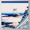 東都浅草本願寺 AsakusaTemple 葛飾北斎 Hokusai posters