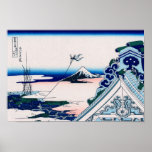 東都浅草本願寺 AsakusaTemple 葛飾北斎 Hokusai Print