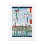 歌川広重「堀切の花菖蒲」 Horikiri Iris Garden Hiroshige postcards