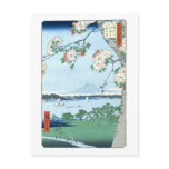 歌川広重「隅田川水神の森真崎」 Suijin Shrine, Massaki Hiroshige postcards