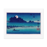 歌川広重 Moonlight Night, Utagawa Hiroshige postcards