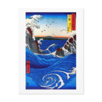 歌川広重 Navaro Rapids, Utagawa Hiroshige Post Cards
