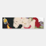 猫が好き, 芳年 I Love Cats, Yoshitoshi, Ukiyoe Bumper Sticker