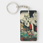 相馬の古内裏,国芳 Skeleton manipulated by Witch, Kuniyoshi Acrylic Keychains