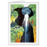 葛飾北斎の阿弥陀ヶ滝 Hokusai Amida Waterfall Cards