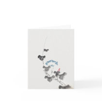 葛飾北斎 Morning Glory Blossom, Hokusai Cards