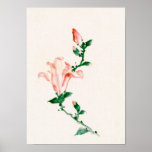葛飾北斎 Pink Blossoms, Katsushika Hokusai posters