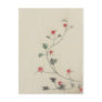 葛飾北斎 Small Red Blossoms On A Vine, Hokusai Post Card
