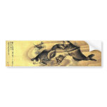 鯉と亀, 北斎 Carps and Turtles, Hokusai, Ukiyoe bumper stickers