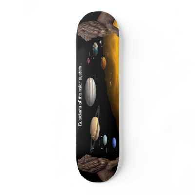 001, Guardians of the solar system . Skate Decks by BenneW7