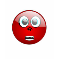 0021_Vector_Clipart funny faces red laughs express T-shirt