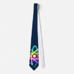 (003:04s) Colourful Glowing Atom - Dark Blue Tie