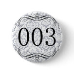 003 Area Code Pinback Button