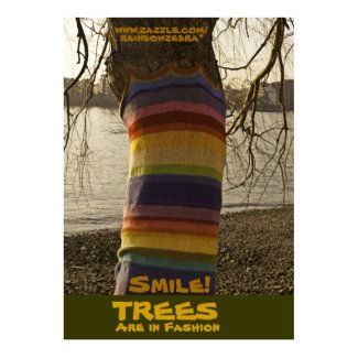 00605 Smile - Trees are in Fashion Poster