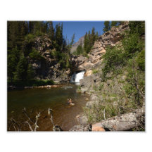 0086 8/12 Running Eagle Falls Glacier Photo Art