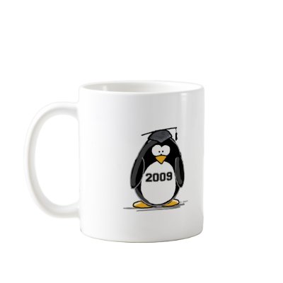 009 Graduate Penguin Mugs by penguinality