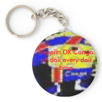 00, Reppiin DR Congo all daii every daiibrap Key Chain