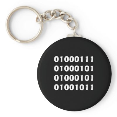 01000111 01000101 01000101 01001011 KEYCHAINS by ecanus_fallen_angel