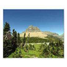 0133 8/12 Rising Wolf Mt. Logan Pass in Glacier Photo