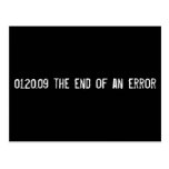 01.20.09 the end of an error postcards