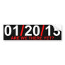 01/20/13 - Are We There Yet? Bumper Sticker