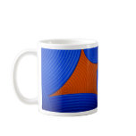 01 Blue & Orange Starburst Mug