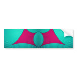 01 Blue & Pink Bumper Sticker