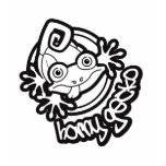 01 Horny Gecko Logo b/w Tshirts