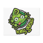 01 Horny Gecko Logo colour Post Card