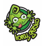 01 Horny Gecko Logo colour Tee Shirt