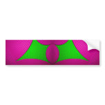 01 Pink & Green Bumper Sticker