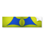 01 Yellow & Blue Bumper Sticker