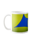 01 Yellow & Blue Starburst Mug