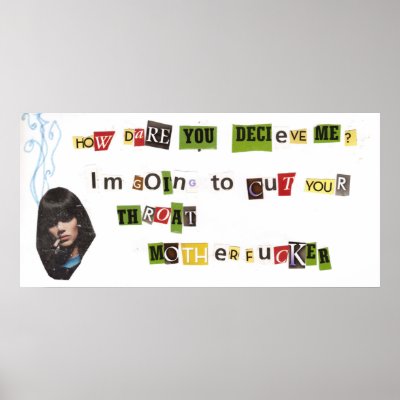 022-Slit_Your_Throat Posters by Dibble_Artworks