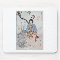 028 - Lady Chiyo and The Broken Water Bucket.jpg mousepads